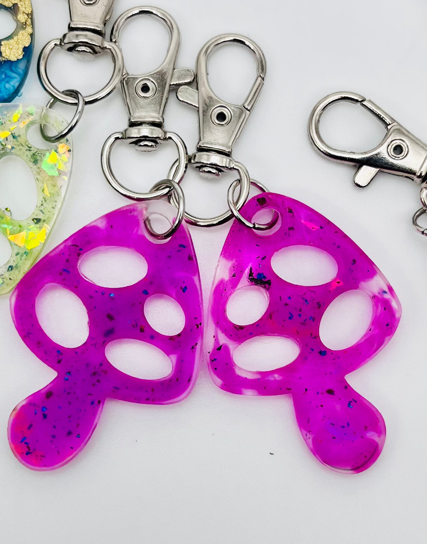 Mushroom Keychains