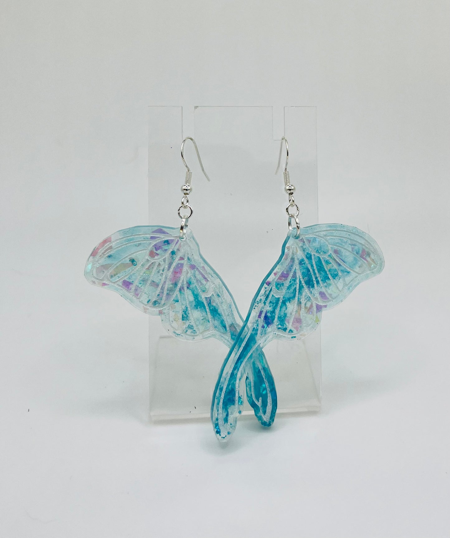 Large Luna Moth (Fairy) Wing Earrings